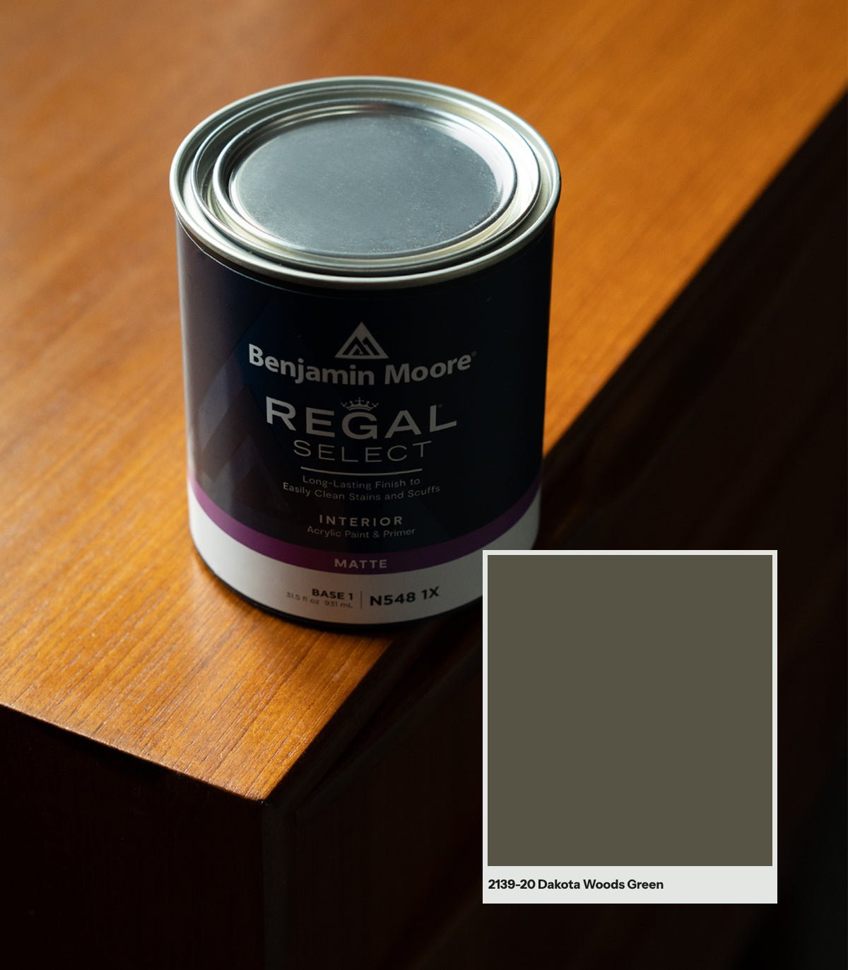 Dakota Woods Green 2139 - 20 - Wallcolors®