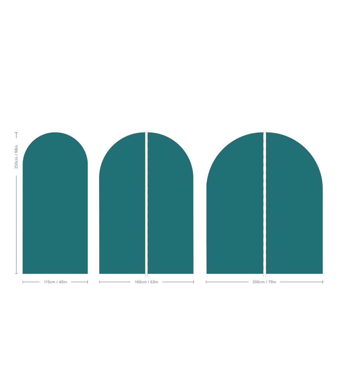 Arch Solid Bold Accents - Wallcolors®