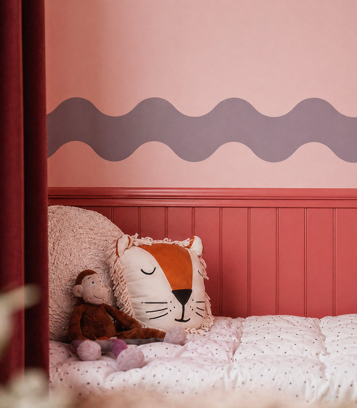 Border Double Wave Calm Dusty Lavender