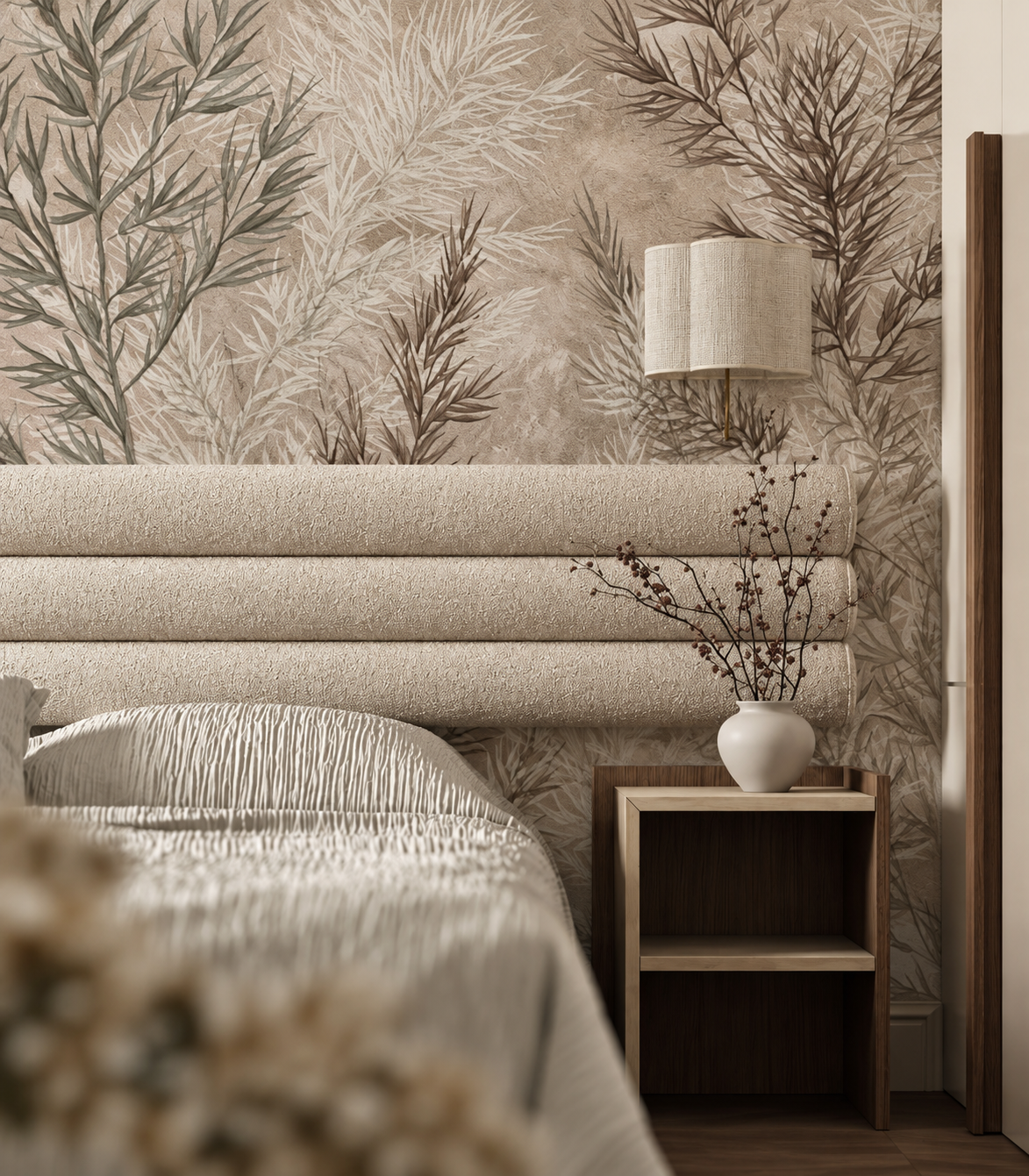 Papier peint Dry grass beige