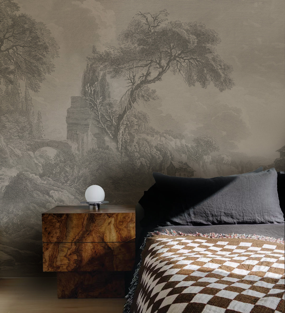 <tc>Papier peint Ethereal Valley Beige</tc>