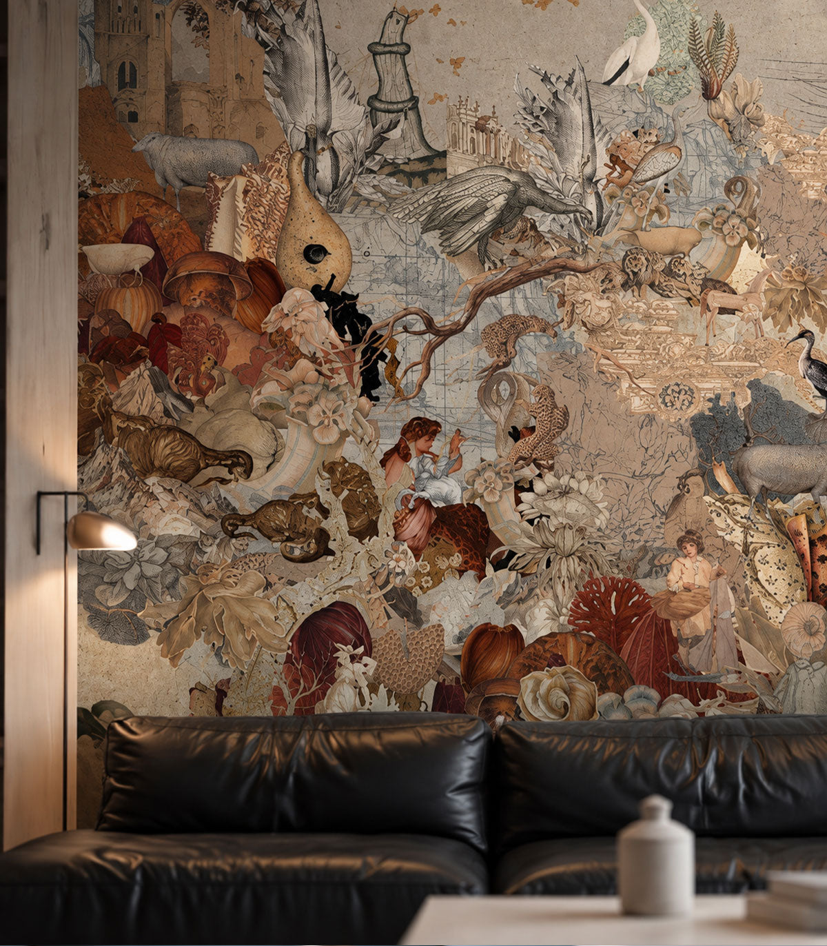 Papier peint Kingdom of All Creatures Sepia