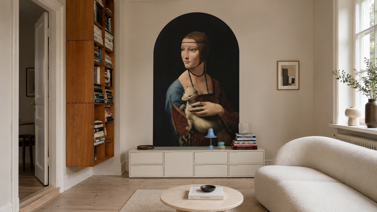 Arch Lady with an Ermine