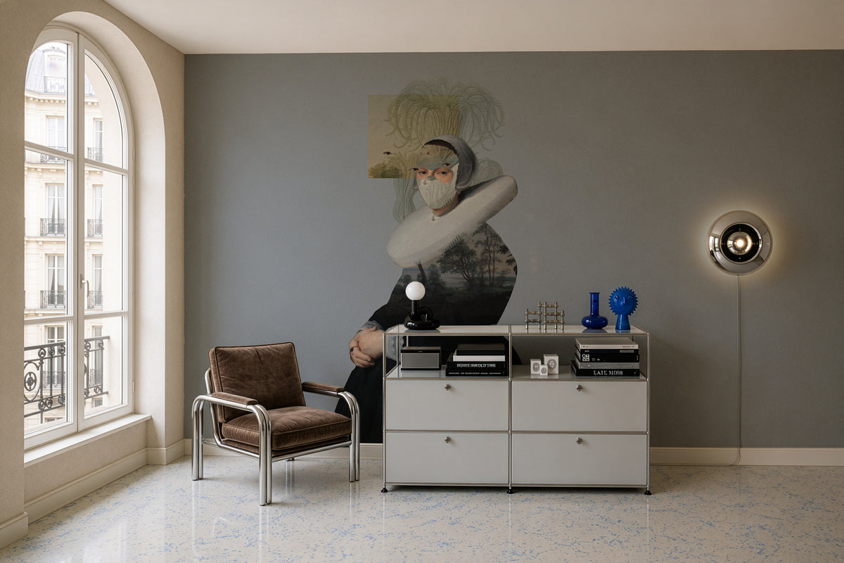 Papier peint Landscape Muse Blue