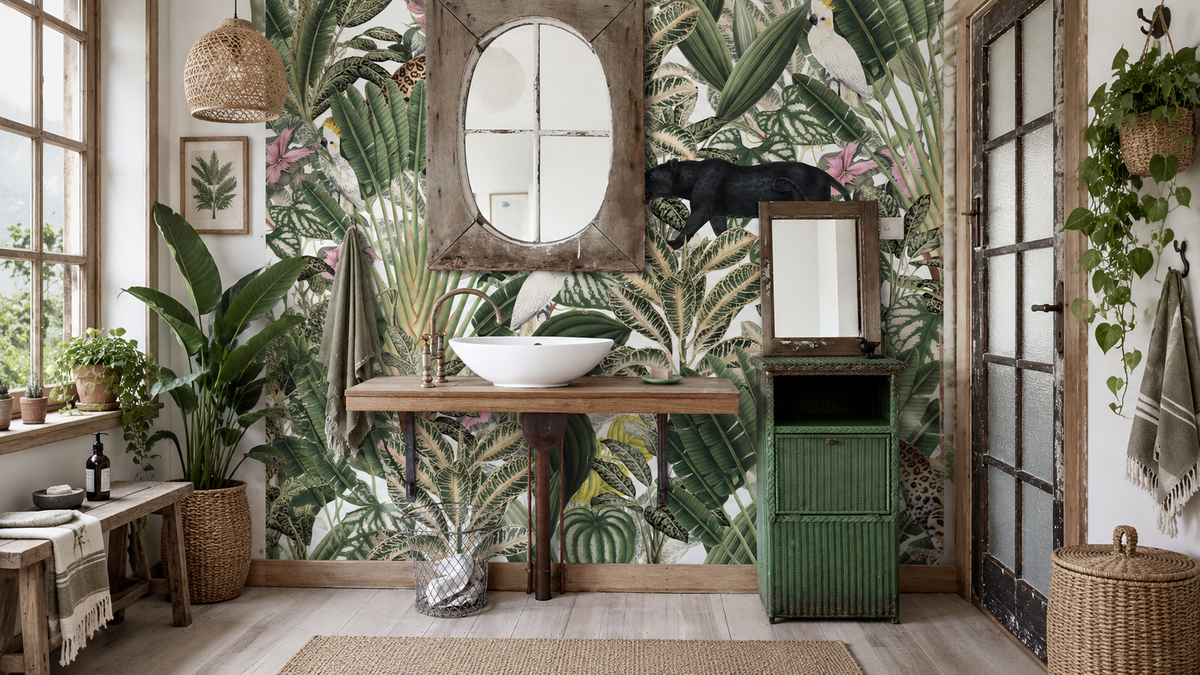 Papier peint Light Jungle