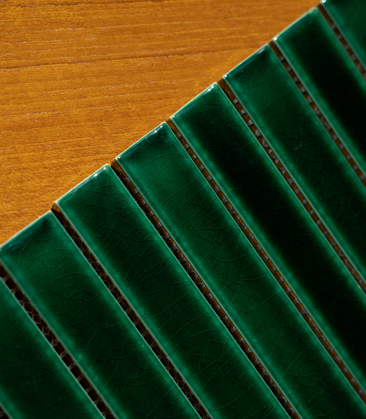 Mozaika piano emerald green