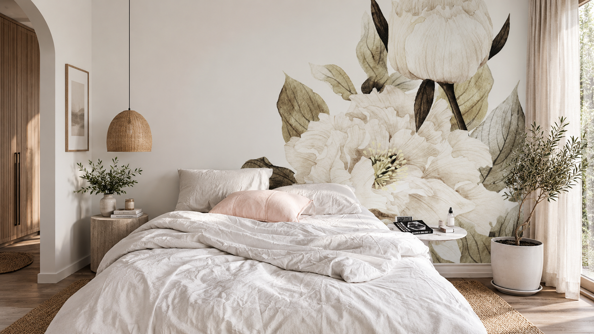 Papier peint Pretty beige