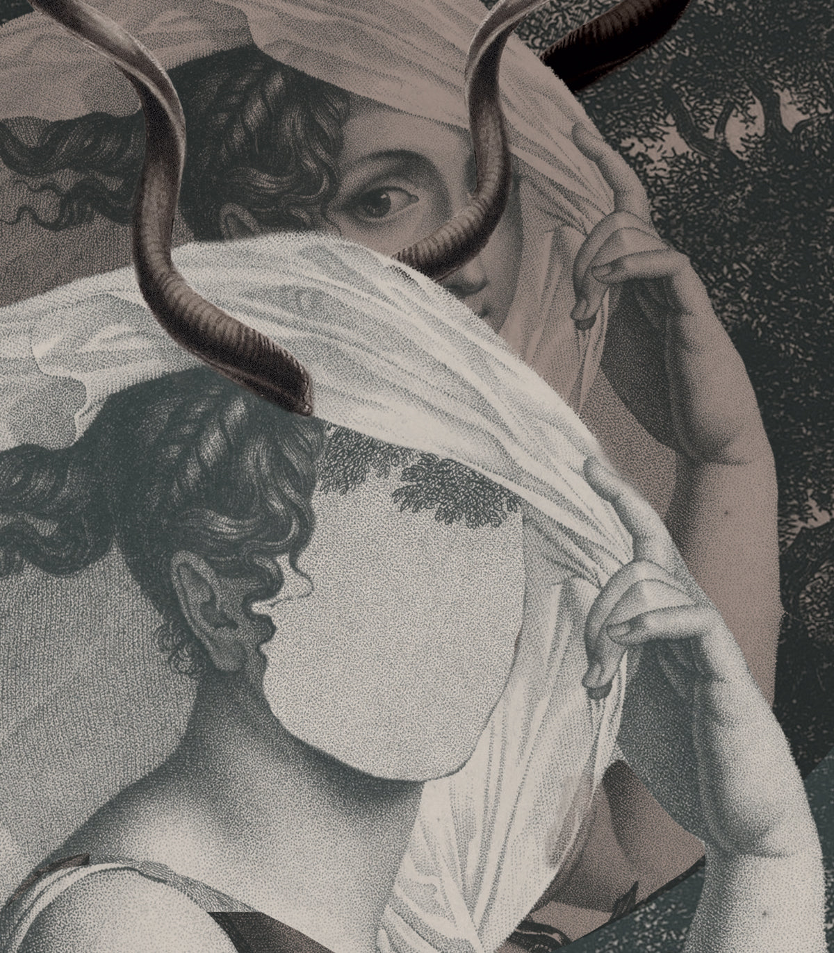 Papier peint Silent Goddess Navy