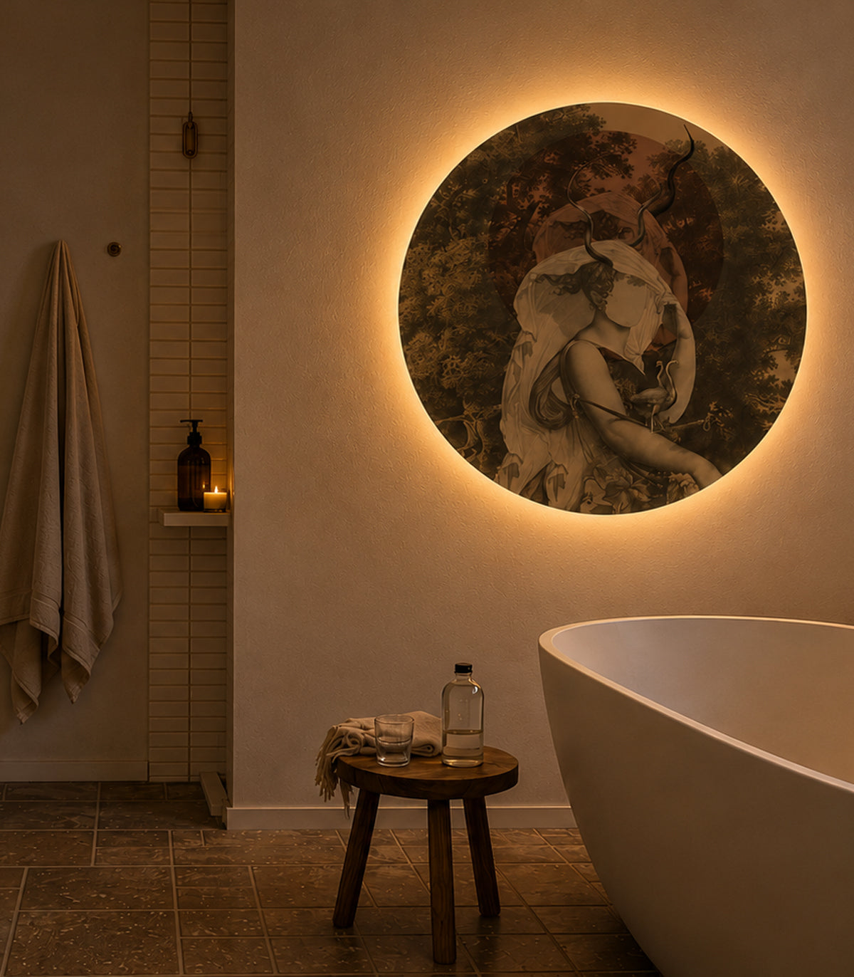 Dots Lighting Silent Goddess Terracota