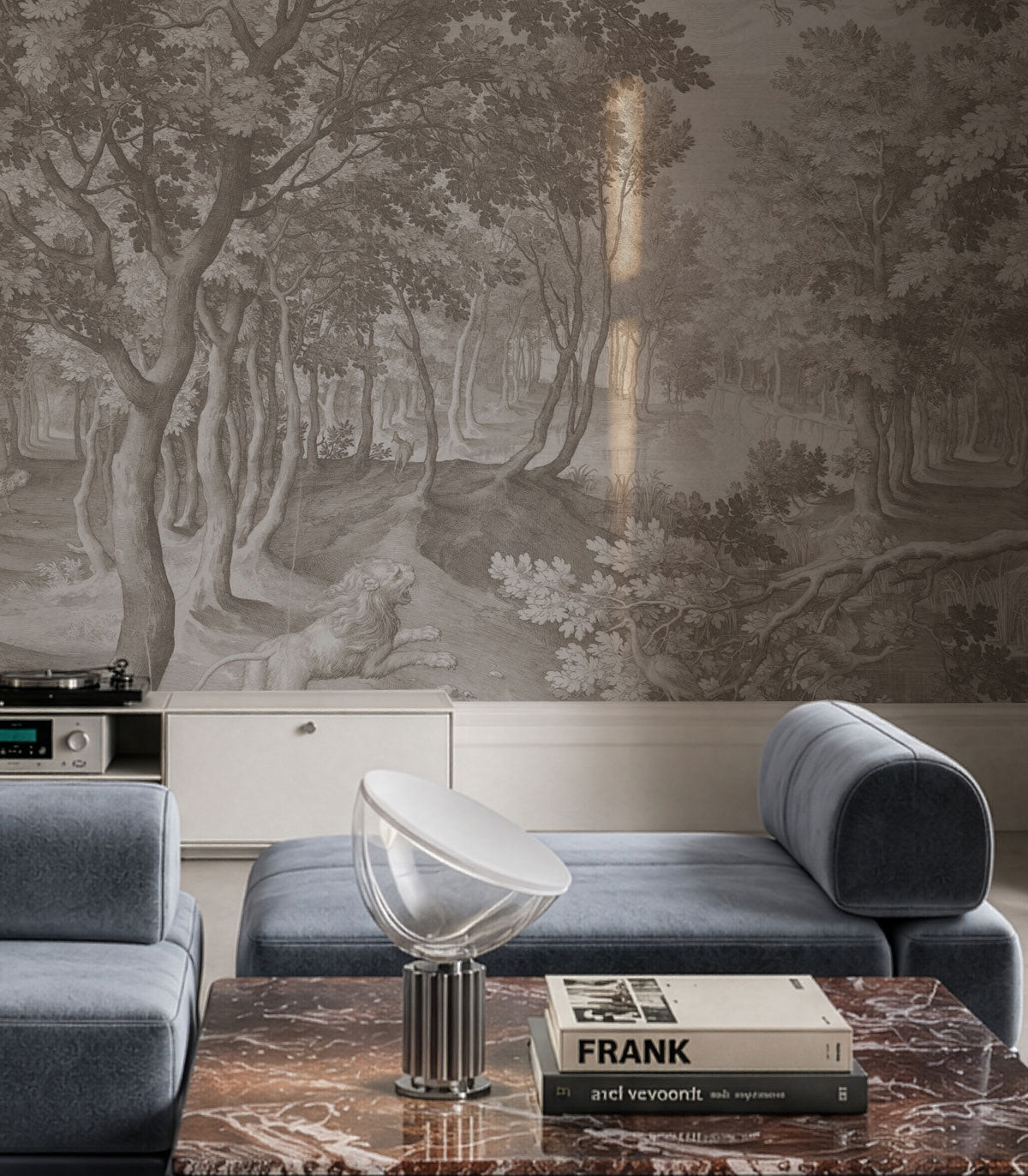Papier peint Timeless Trees Beige