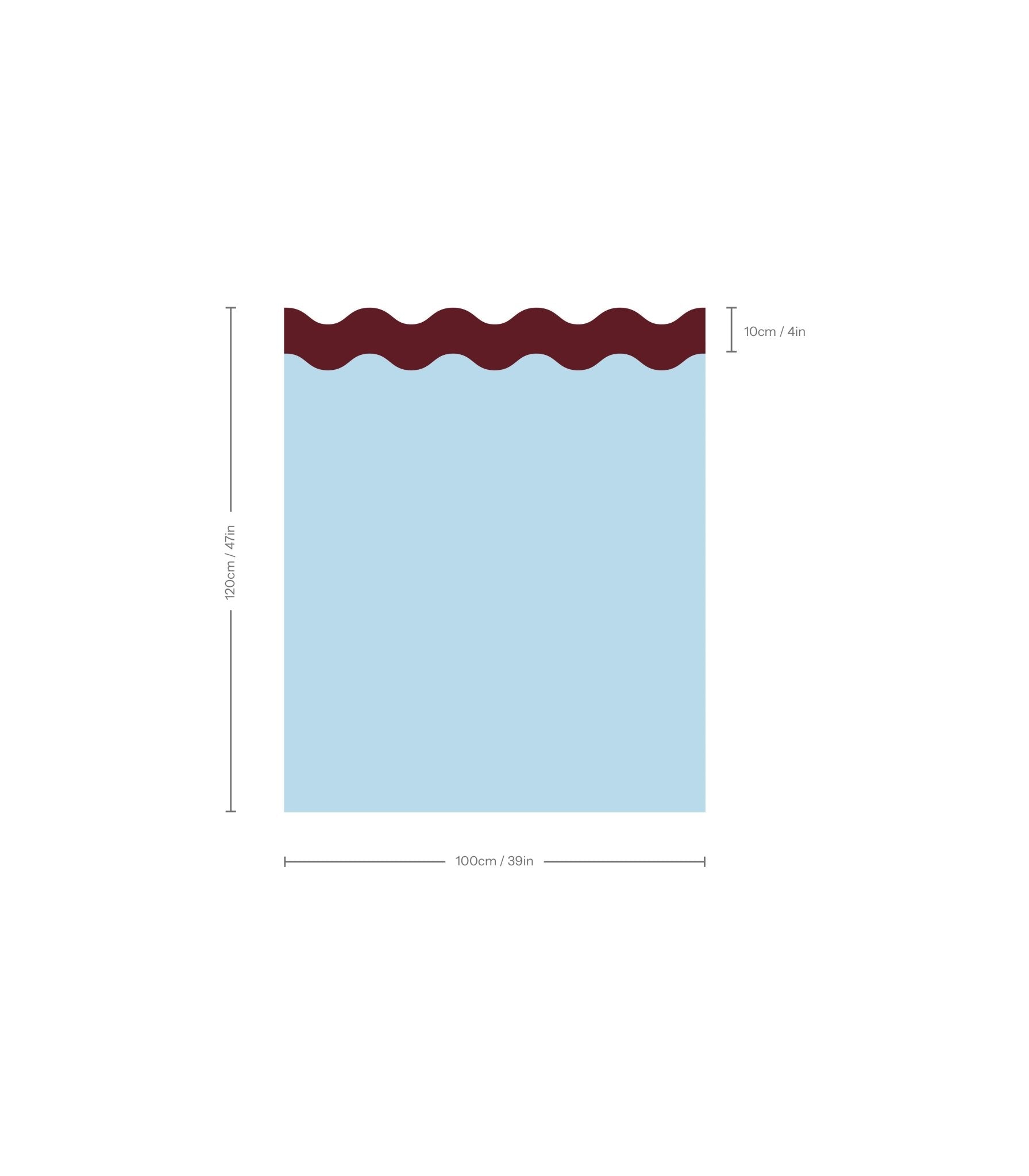 Wainscoting Double Wave - Wallcolors®