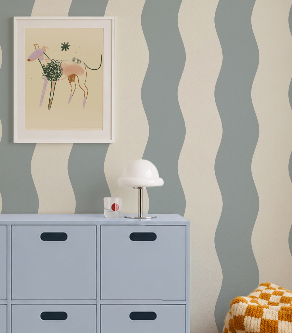 Papier peint Wave Stripe Mount Saint Anne