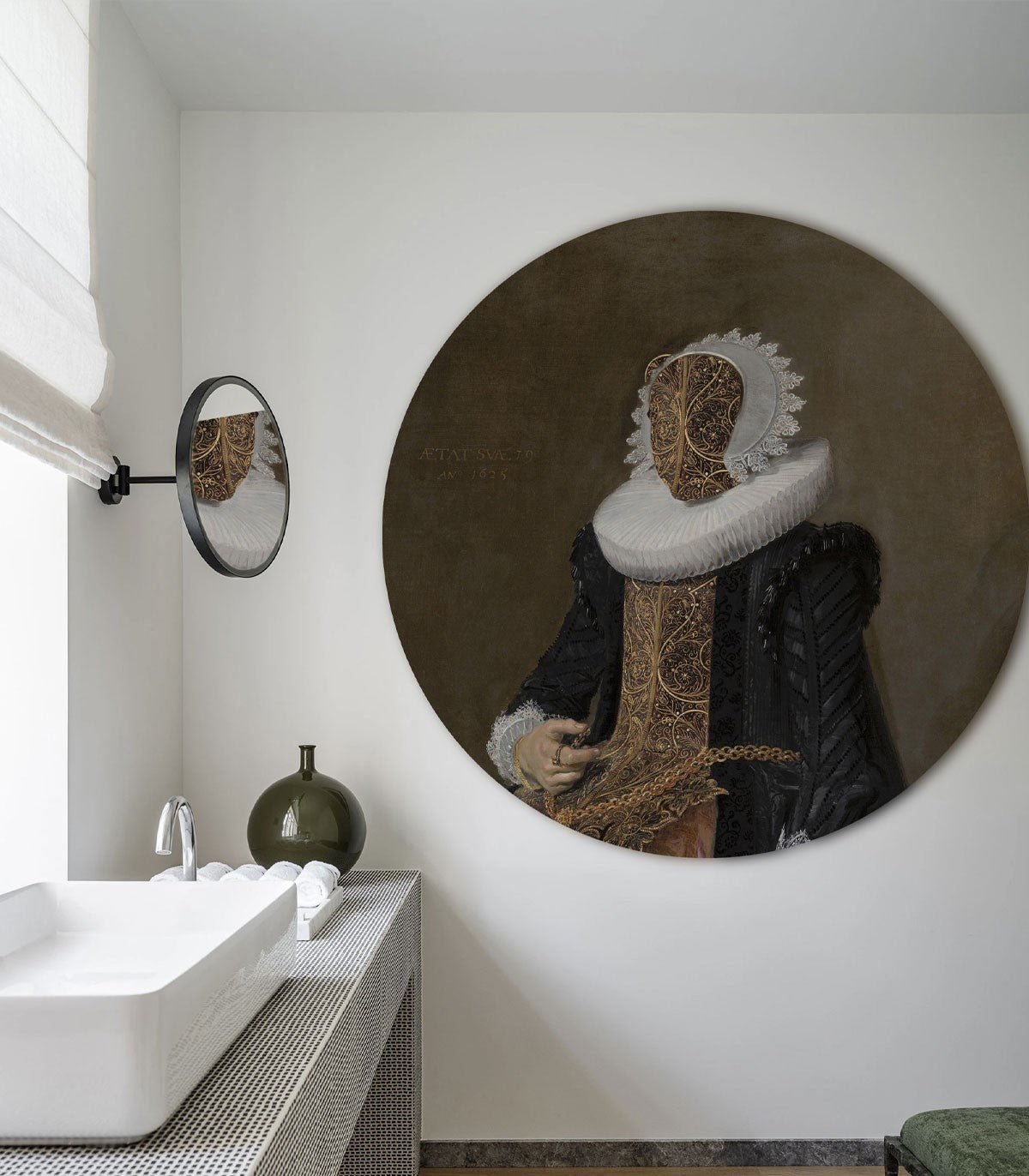 Dots Baroque Lady - Wallcolors®