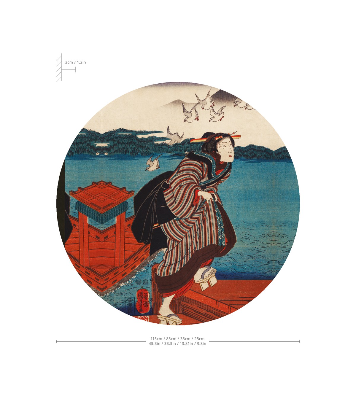 Dots Lighting The Red Departure