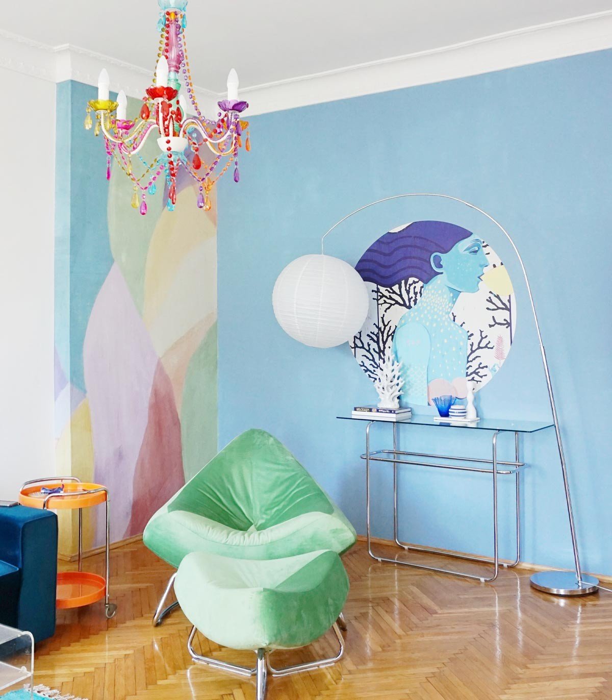 Dots Siren cool girl - Wallcolors®