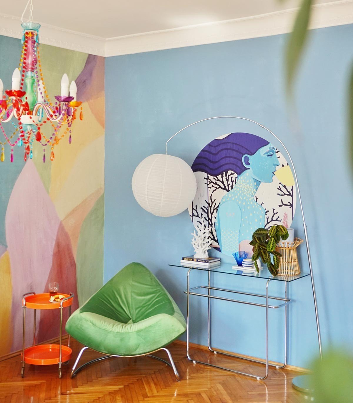 Dots Siren cool girl - Wallcolors®