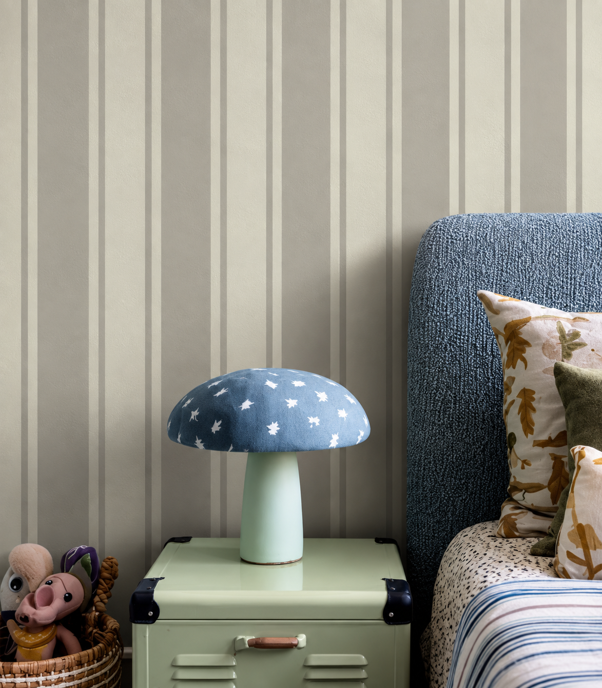 Papier peint Gentle Stripe Warm Stone