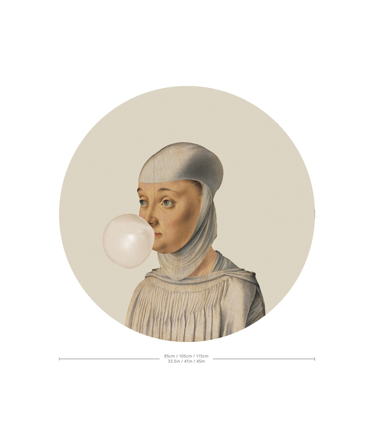 Dots Woman with Bubble Gum Creme