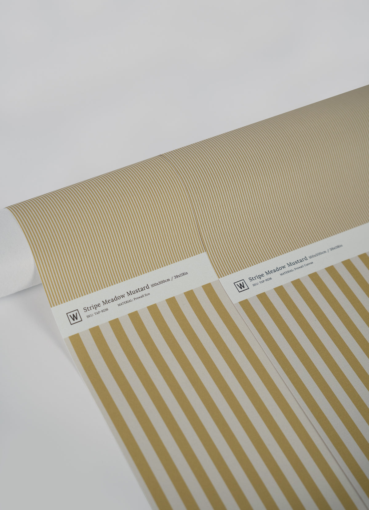Papier peint Stripe Meadow Mustard
