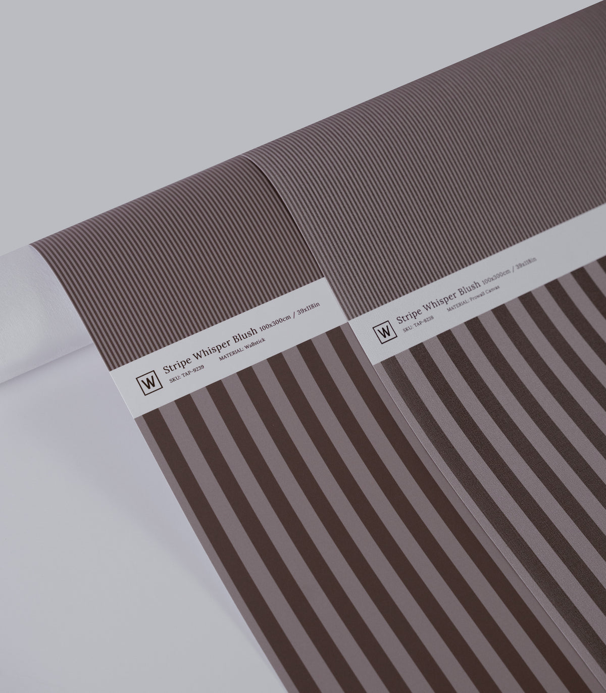 Papier peint Stripe Whisper Blush