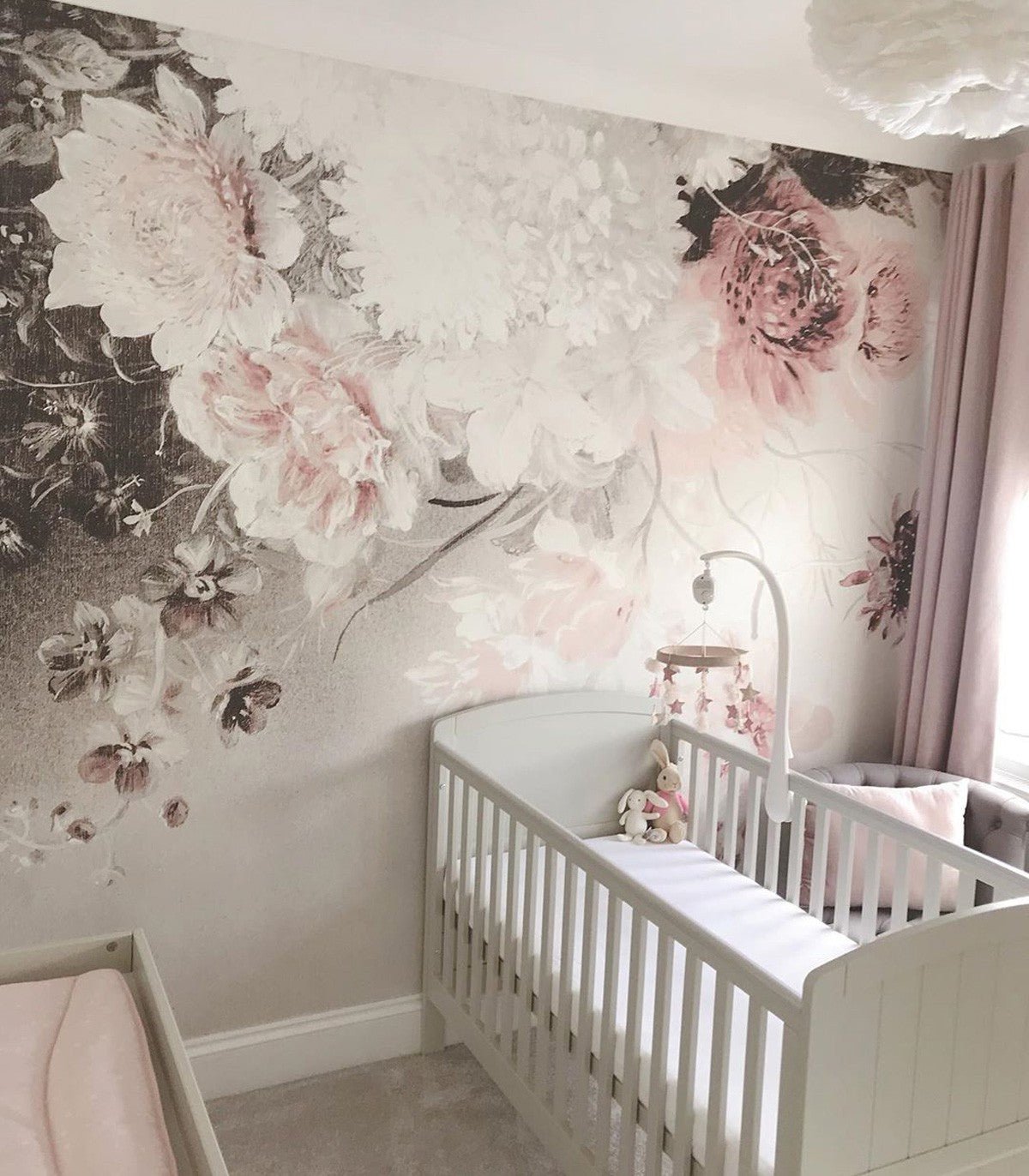 Tapeta Beige floral - Wallcolors®