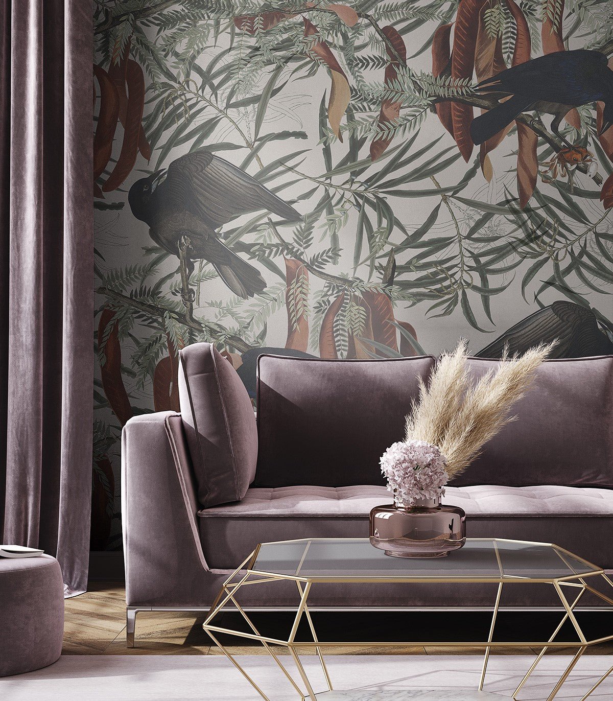 Tapeta Crows - Wallcolors®