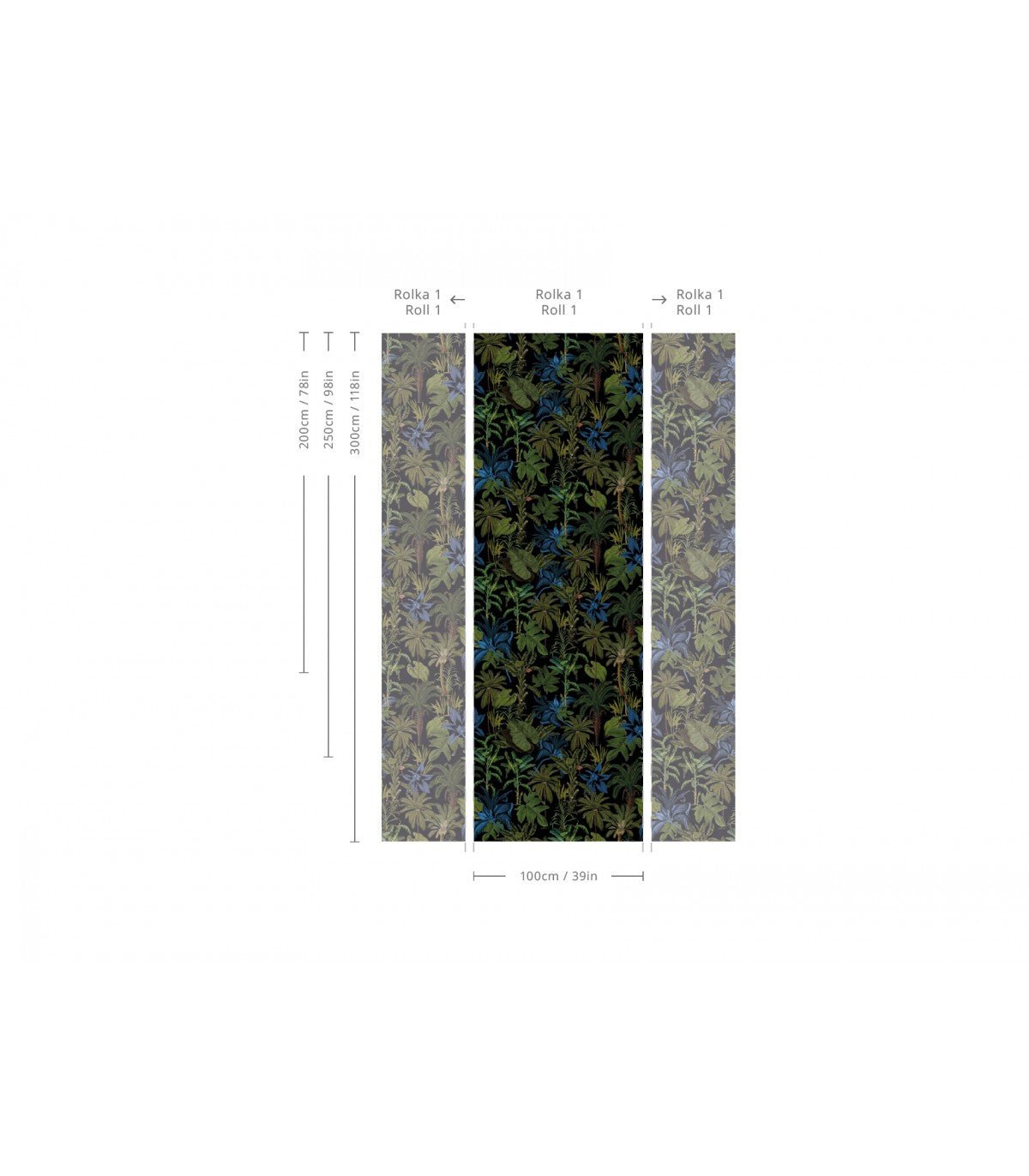 Tapeta Thick forest - Wallcolors®