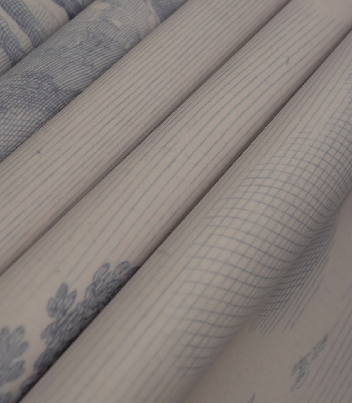 Tapeta Ethereal Forest Blue