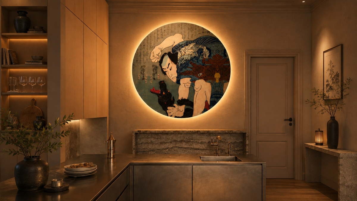 Dots Lighting Samurai Encounter