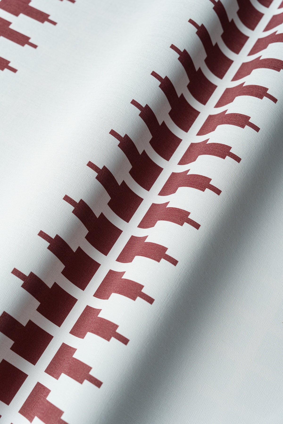 Papier peint Ornament Line Clay Brick Red
