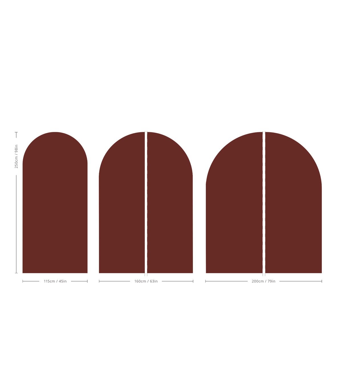 Arch Solid Bold Accents - Wallcolors®