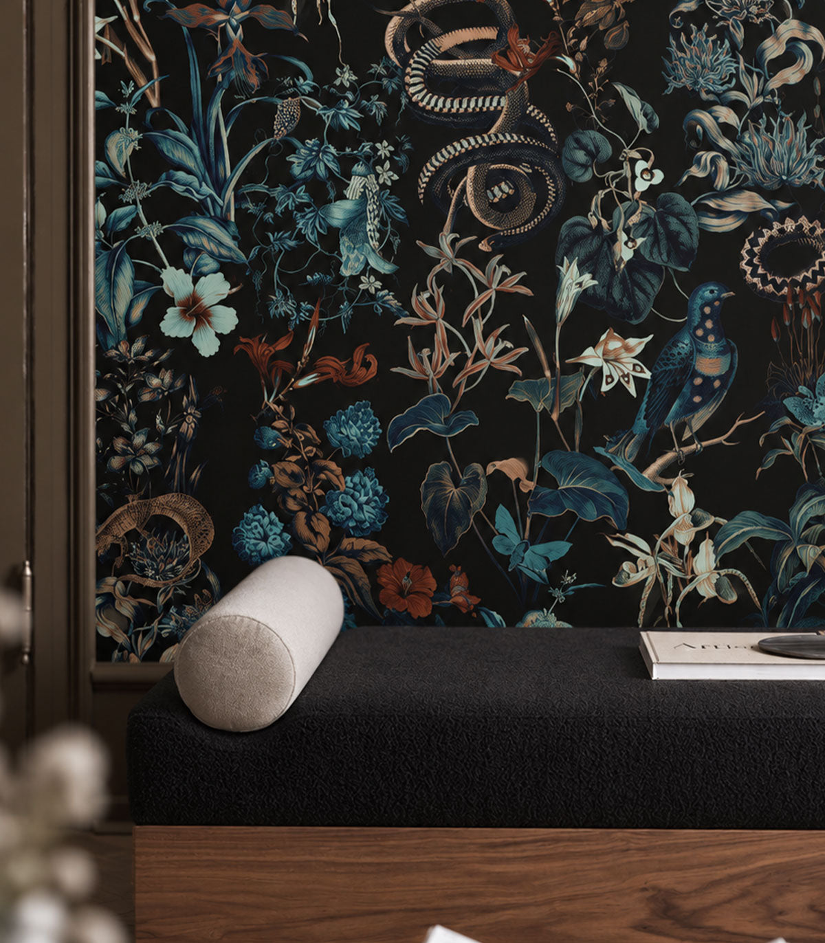 Papier peint Botanic Black