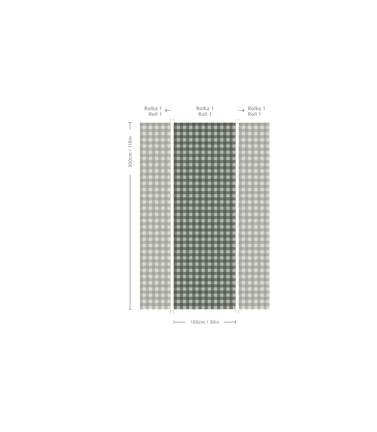 Tapeta Checks - Wallcolors®