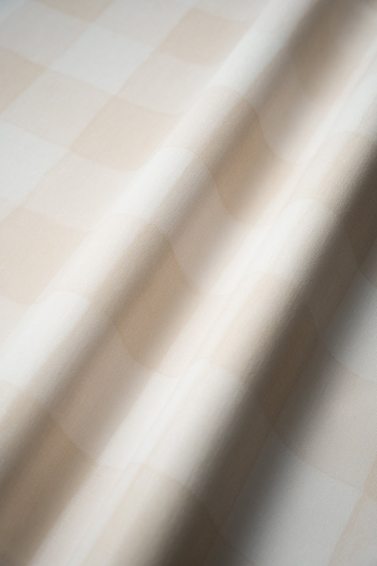 Papier peint Watercolor Checks Oat Beige