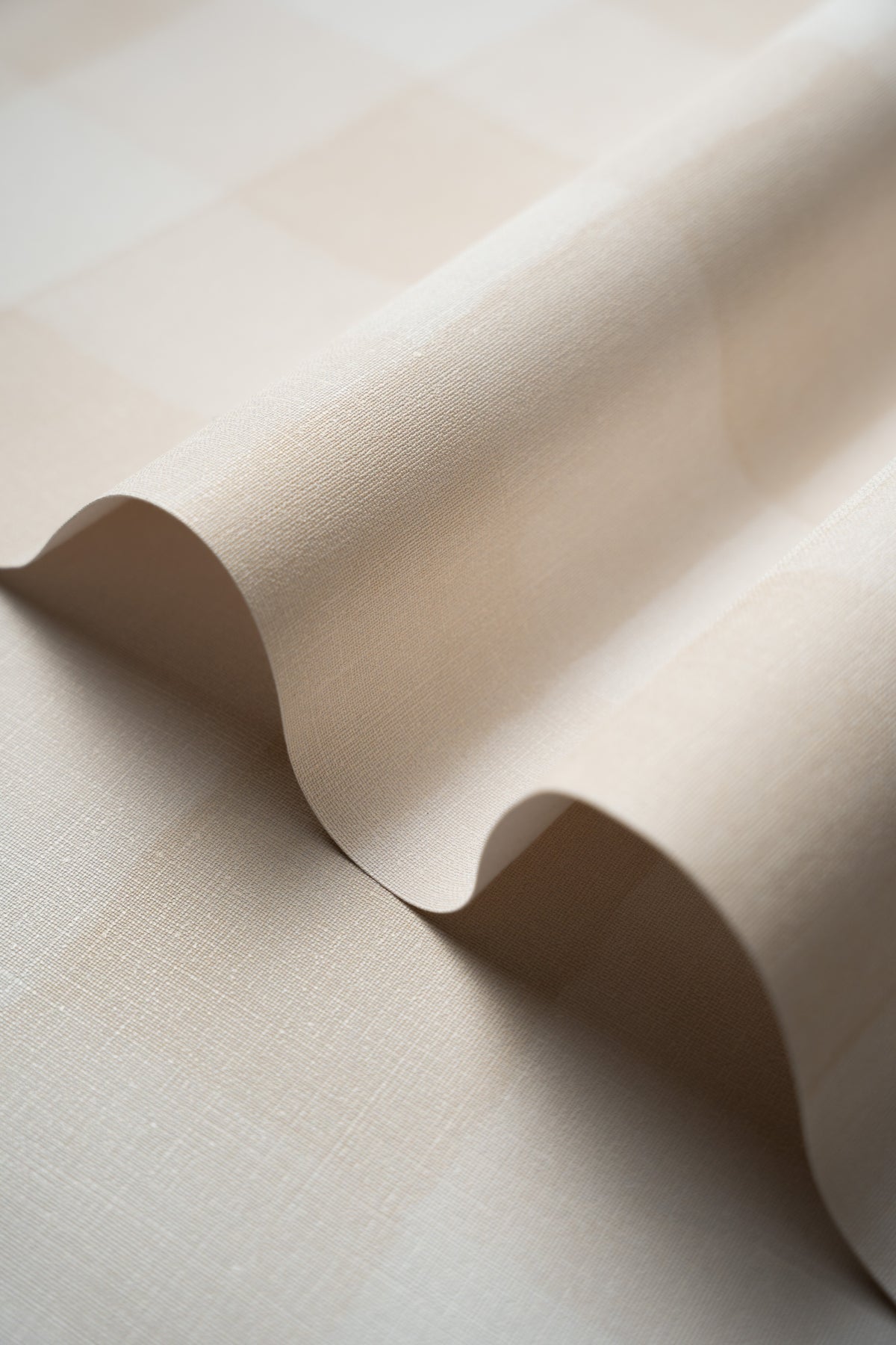 Papier peint Watercolor Checks Oat Beige