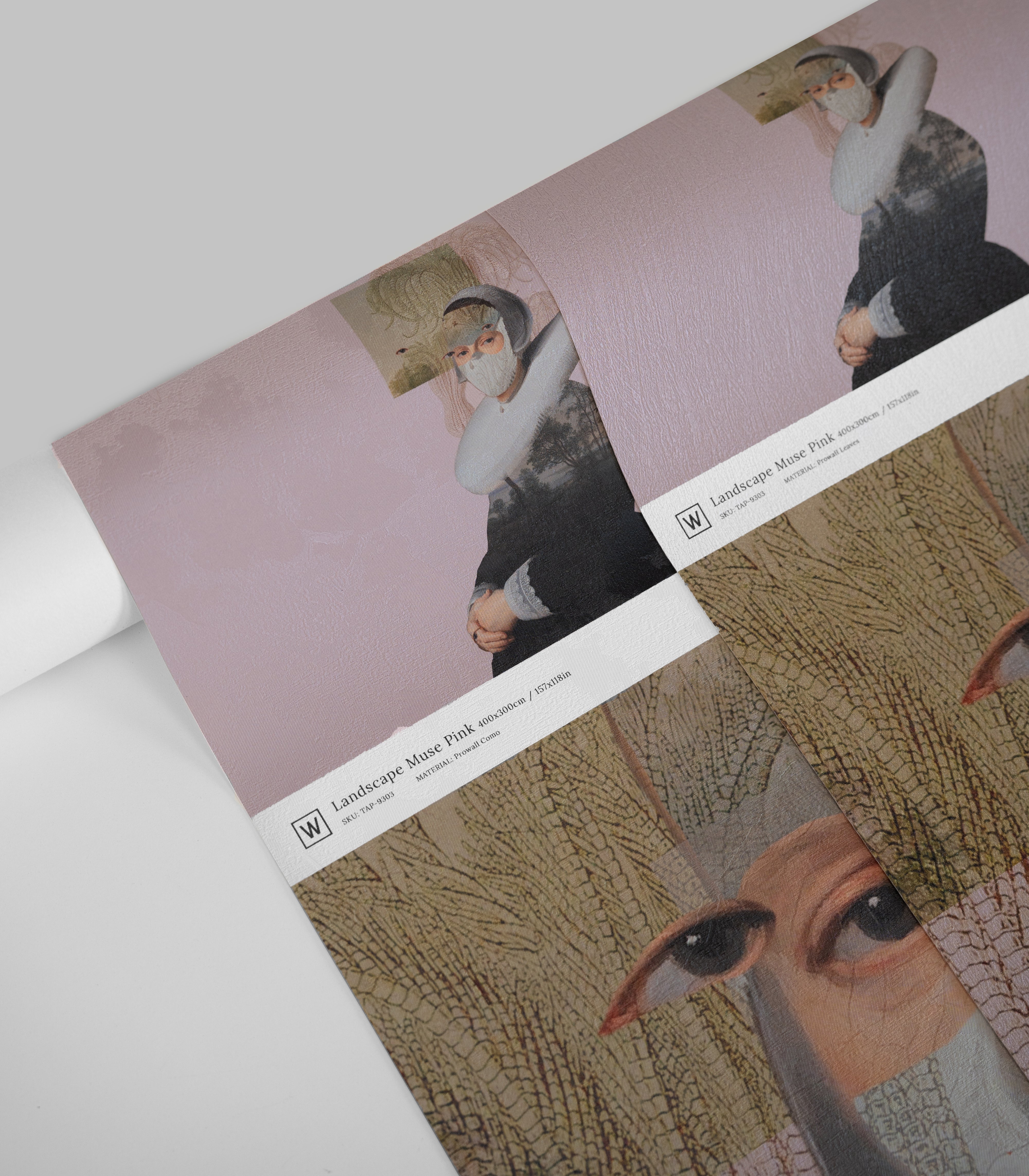 Tapeta Landscape Muse Pink