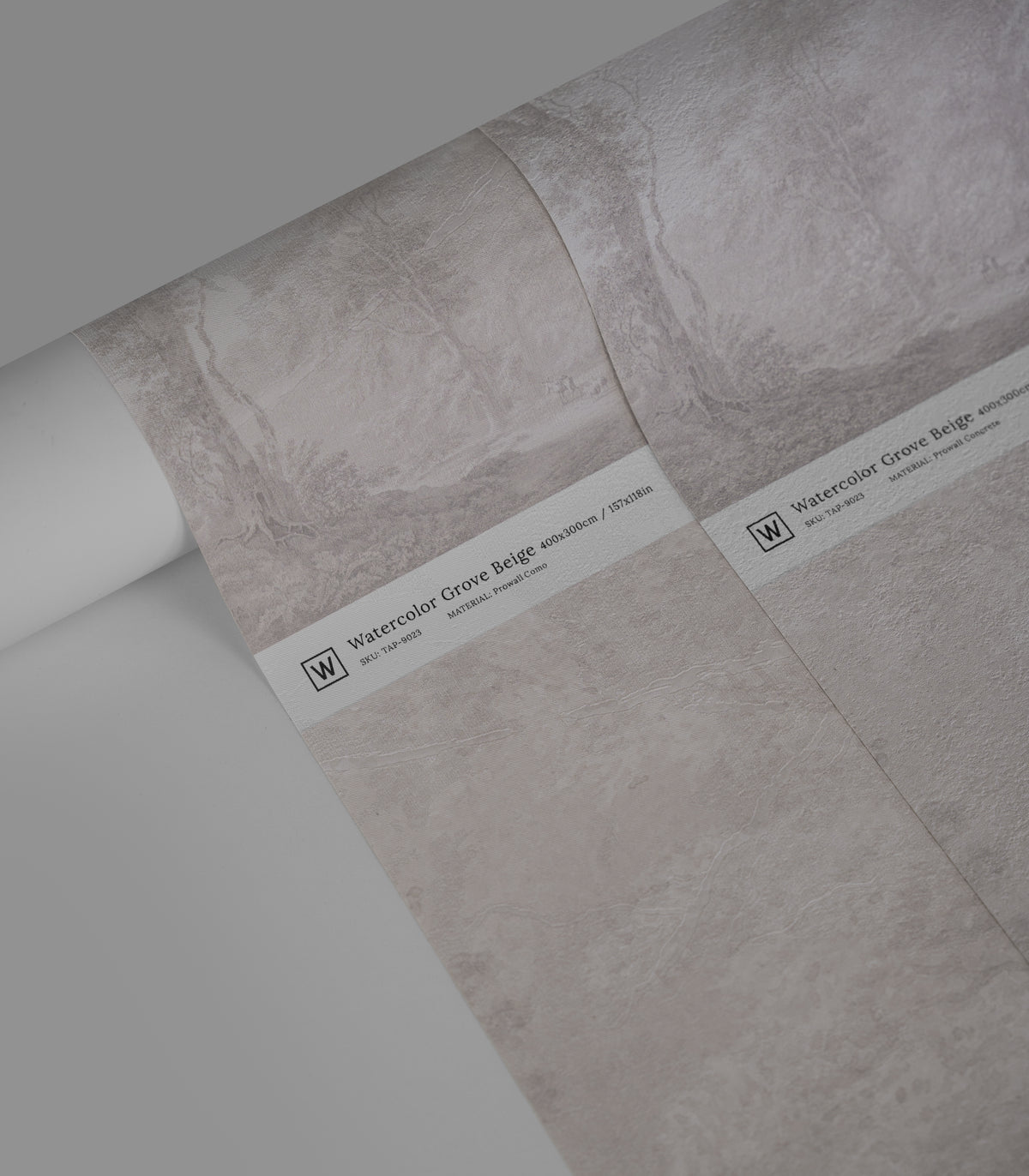 Tapeta Watercolor Grove Beige