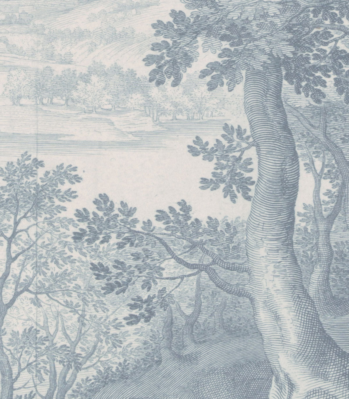 Tapeta Ethereal Forest Blue