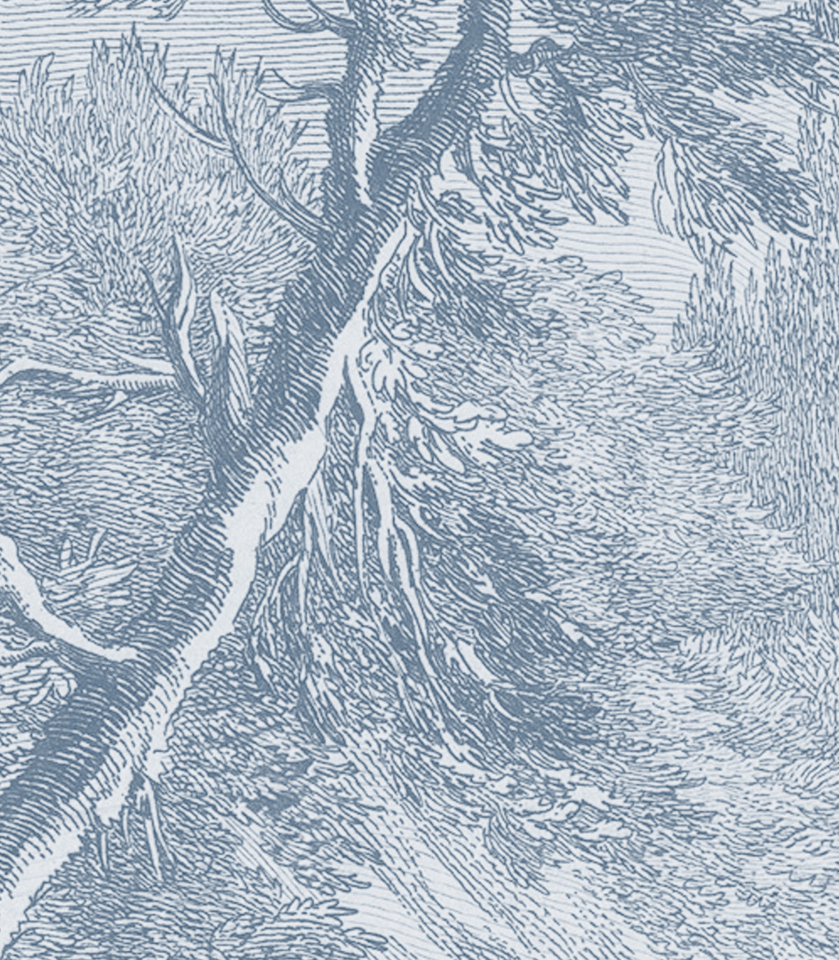 Tapeta Ethereal Valley blue