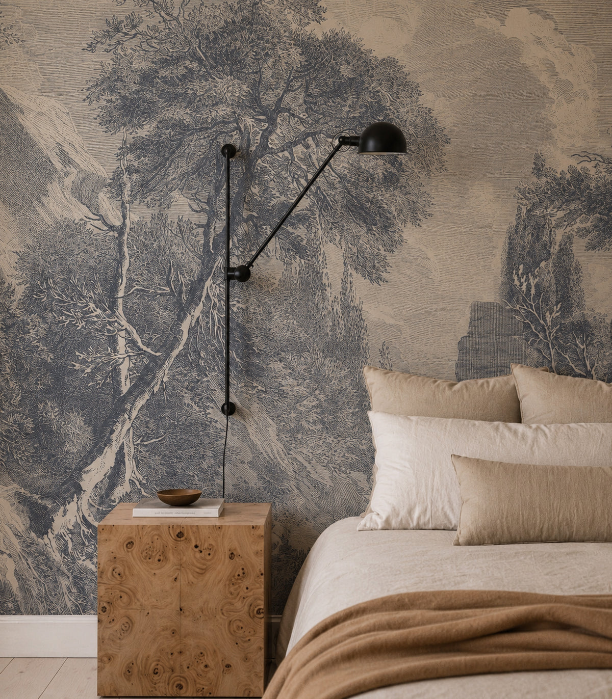 Tapeta Ethereal Valley blue