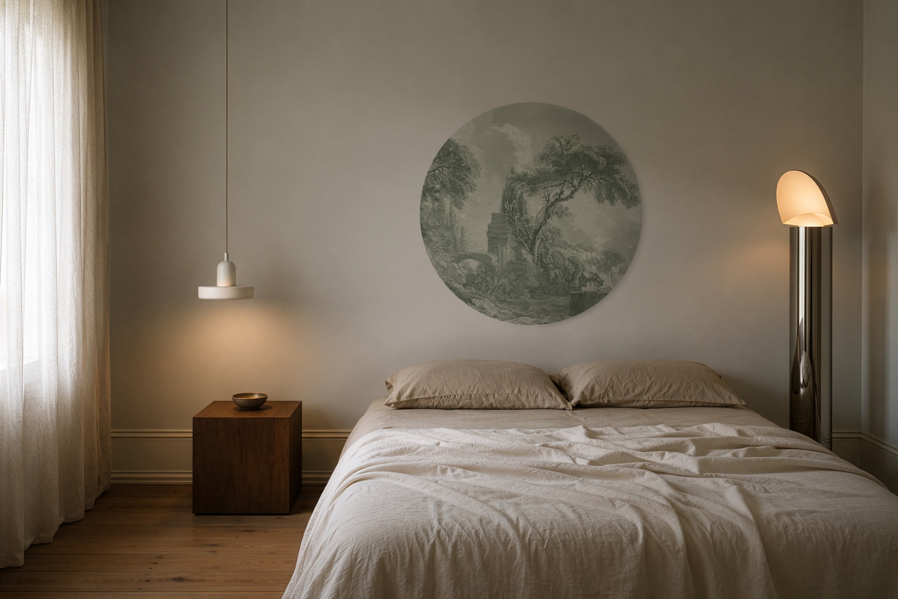 Dots Lighting Ethereal Valley Green