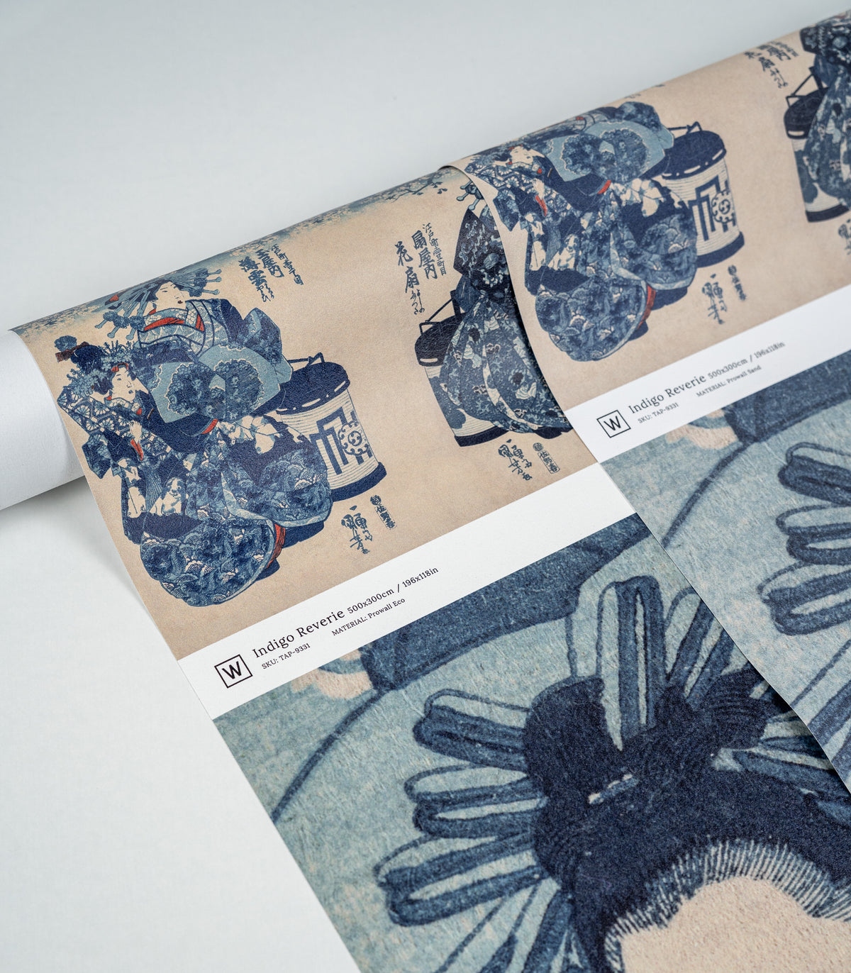 Papier peint Indigo Reverie