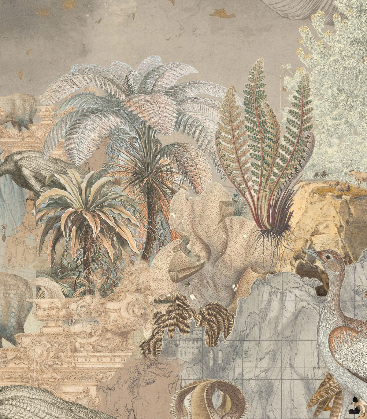 Tapeta Kingdom of All Creatures Sepia