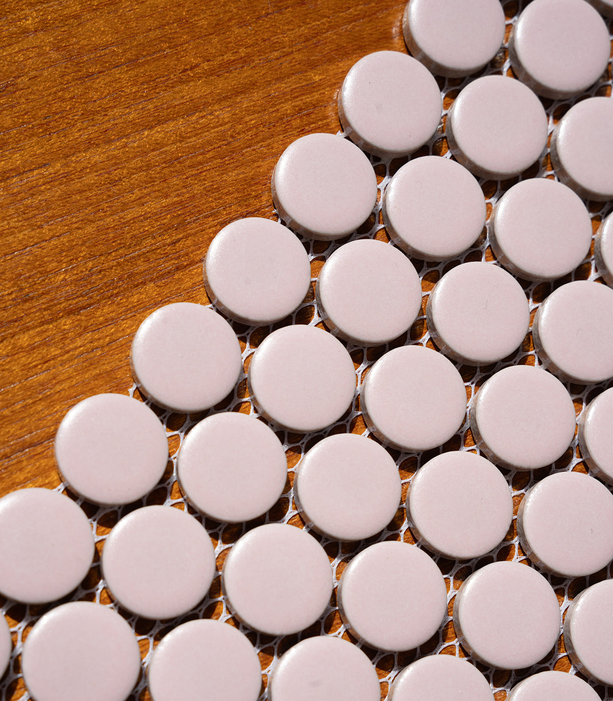Mozaika penny dots rose matte