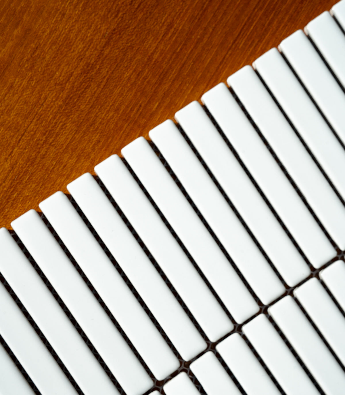 Mozaika Mini piano clear white gloss