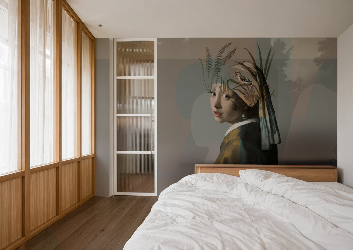 Papier peint Nature girl with the pearl