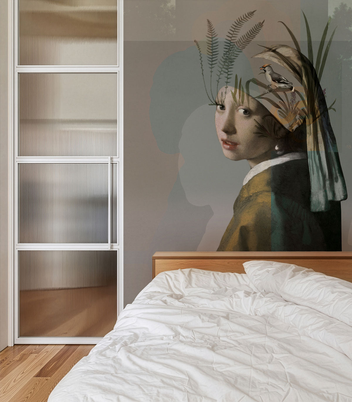 Papier peint Nature girl with the pearl