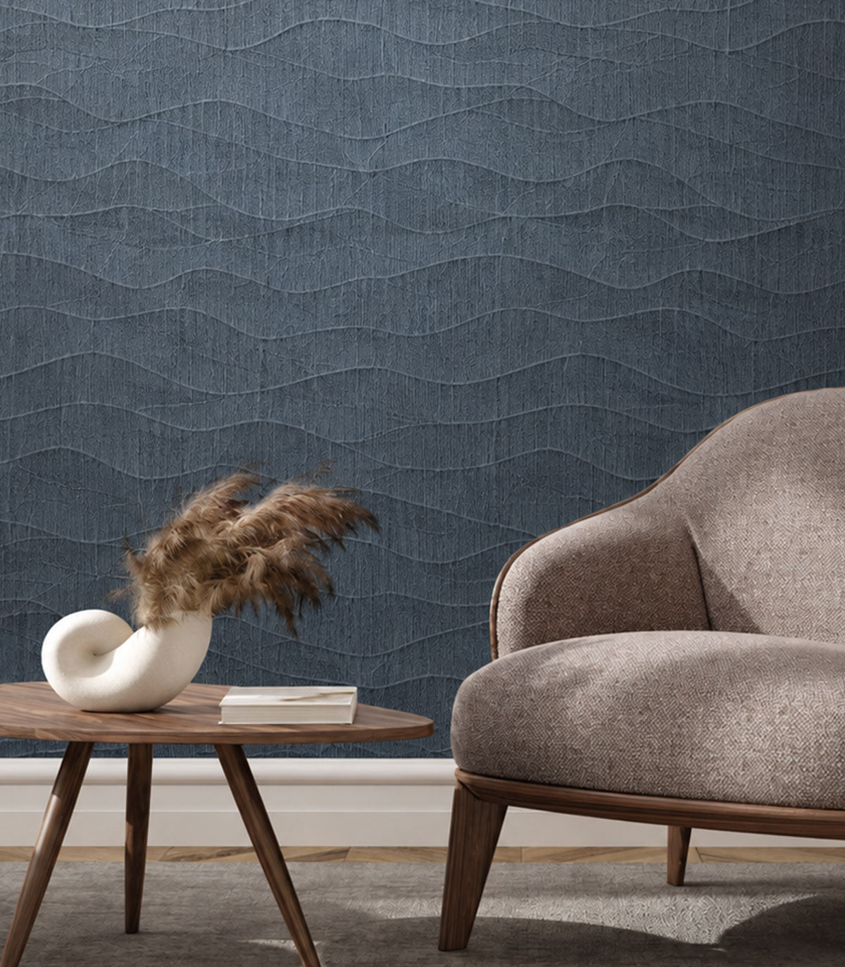 Papier peint Organic blue