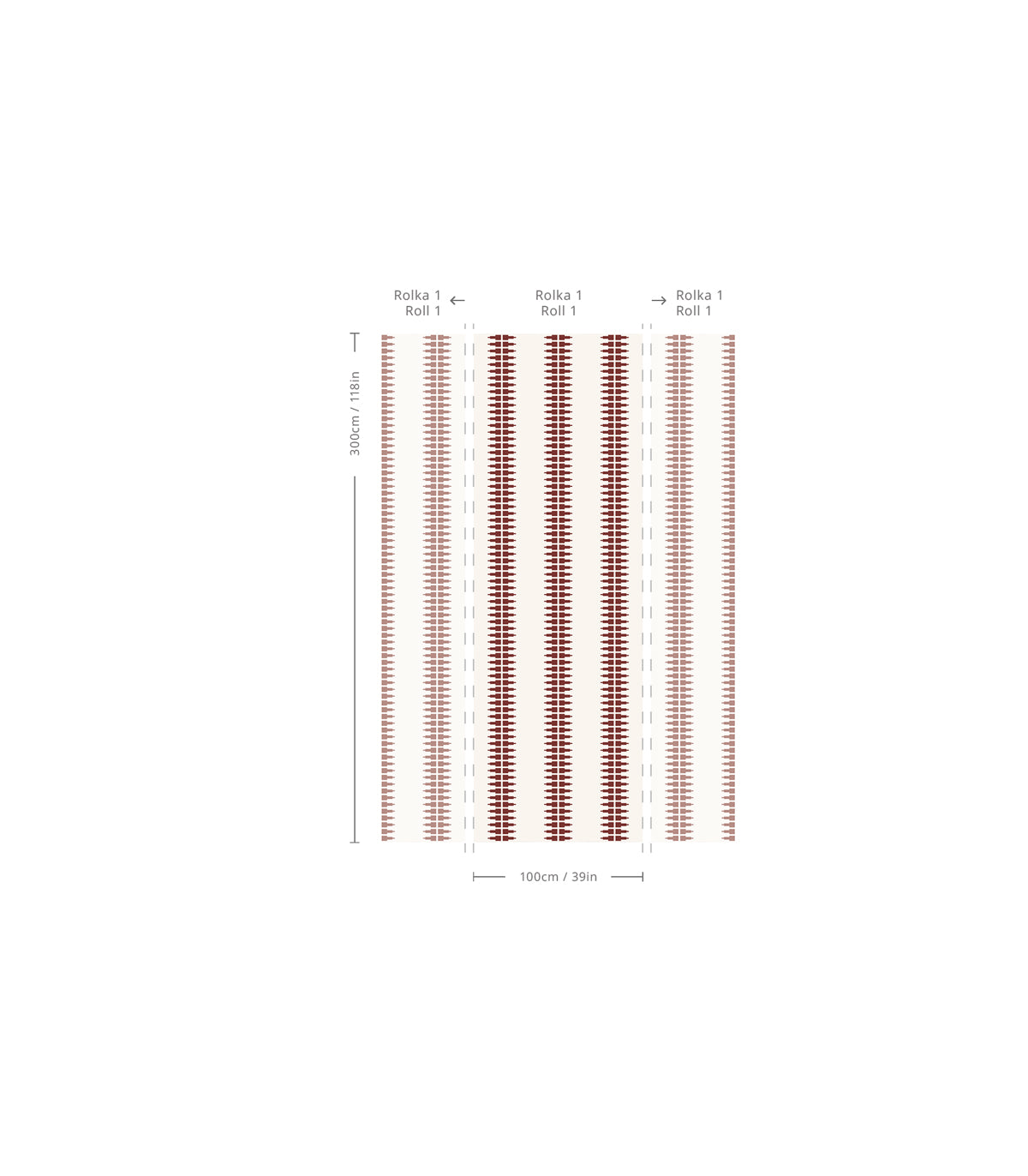 Tapeta Ornament Line Clay
