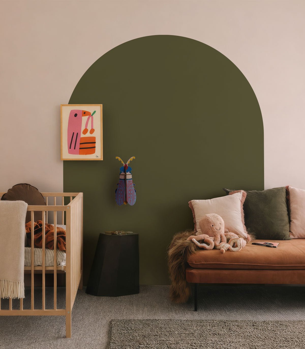 Arch Solid Soft Mineral - Wallcolors®